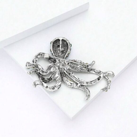 Octopus Brooch - Picture 3 of 7